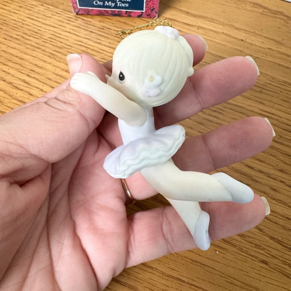 Precious Moments Lord Keep‎ Me On My Toes Ballerina Ornament 1997 Enesco 325332